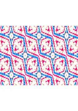 Stationery Background with Patterned Border Stock Illustration