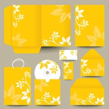 Stationery design Stock Illustration