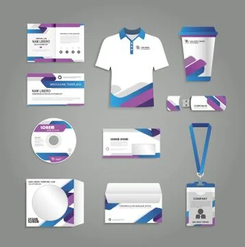 Stationery design Stock Illustration