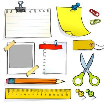 Stationery Stock Illustration