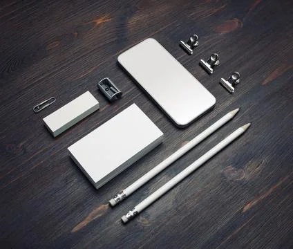 Stationery mock up Stock Photos