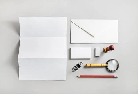 Stationery mock up Stock Photos