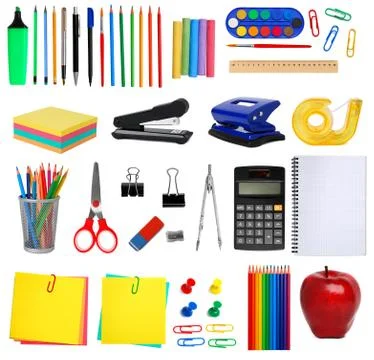 Stationery objects Stock Photos
