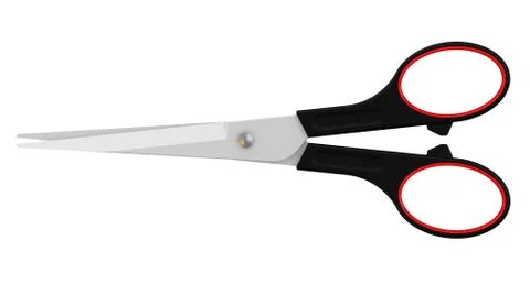 Stationery scissors Stock Illustration