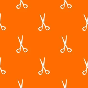 Stationery scissors pattern seamless Illustrazione stock