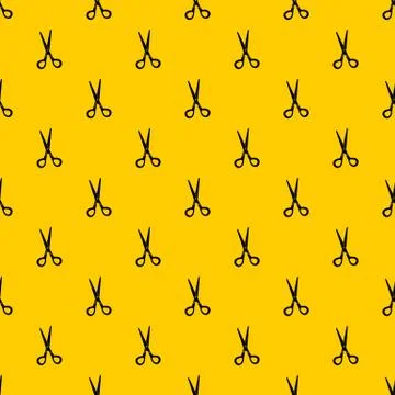 Stationery scissors pattern vector イラスト素材