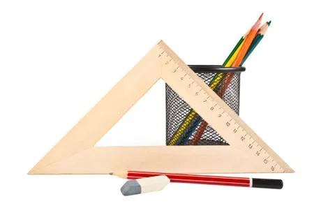 Stationery set Stock Photos