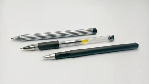 Stationery set for studying Foto stock
