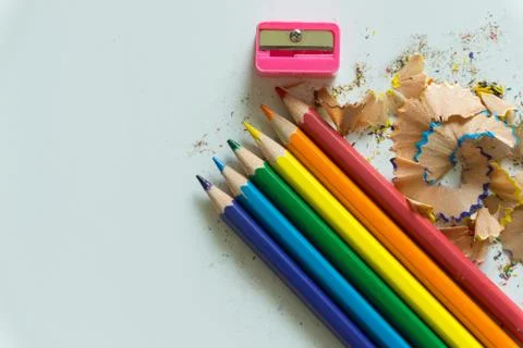 Stationery set on white background Stock Photos