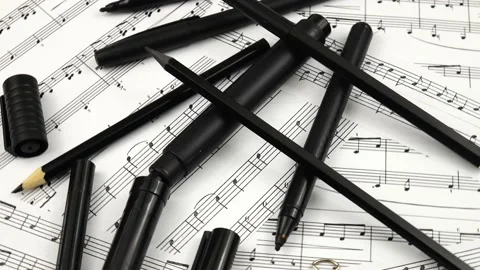 Stationery for study and work Stockbeeldmateriaal 139451819