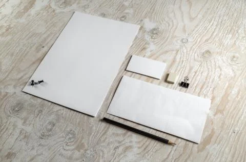 Stationery template Stock Photos