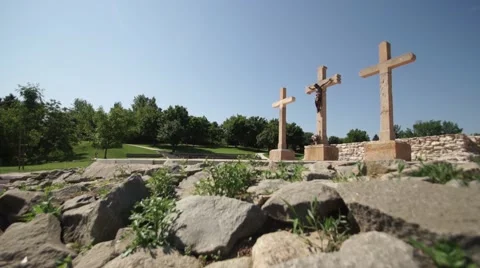 Stations of the cross, Hungary Stock Footage 51795067