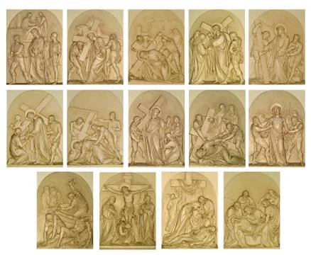 The Stations of the Cross Stock Photos