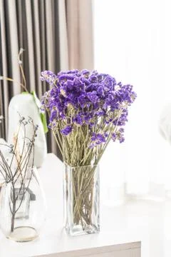 Statis flower in vase Foto stock