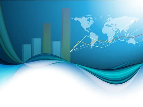 Statistic backdrop Illustrazione stock