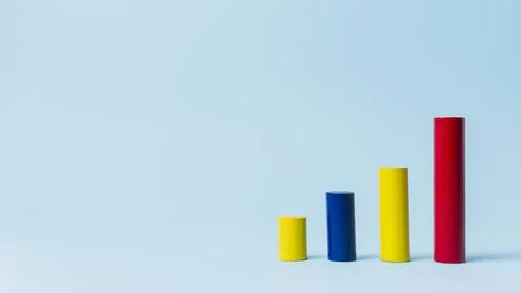 Statistic bars Stock Photos
