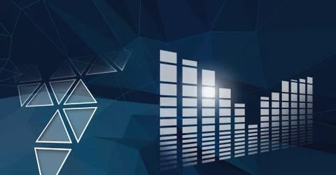 Statistic chart interface Stock Illustration