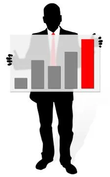 The statistic Stock Illustration