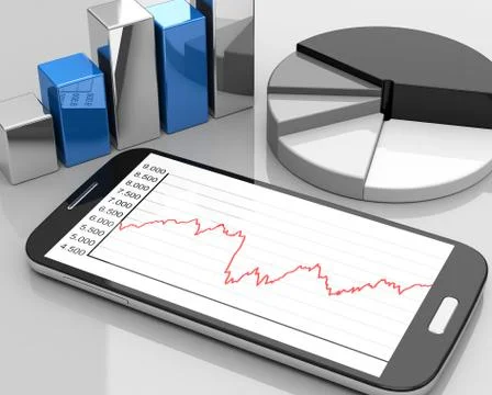 The statistic Stock Illustration