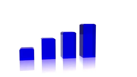 Statistic progress isolated symbol business diagram rate video shape on 4k Stock-Footage 334653081