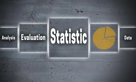 Statistic touchscreen concept background Stock Photos