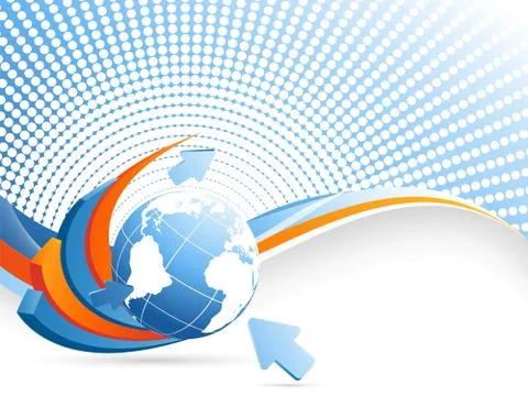 Statistic vector backdrop Illustrazione stock