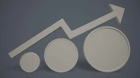 Statistical columns for information representation. Financial geometric jumps イラスト素材