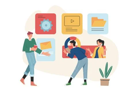 Statistical Computing and Data Analysis Workflow Illustration Illustration