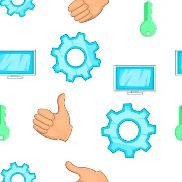 Statistical evidence pattern, cartoon style Stock Illustration