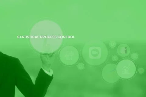 STATISTICAL PROCESS CONTROL concept Stock Photos