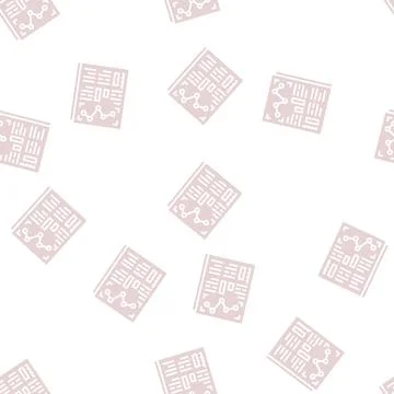 Statistical report glyph seamless pattern Stock Illustration