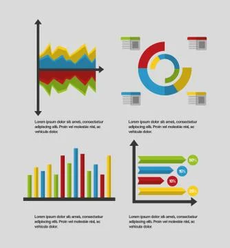 Statistics analysis data Illustrazione stock