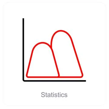 Statistics and Analysis icon concept Stock Illustration