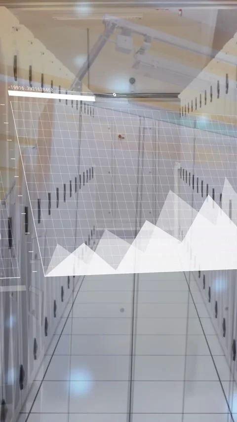 Statistics and financial data processing over a transparent background Stock Footage 344774799