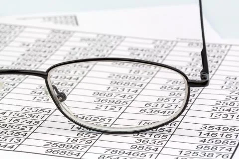 Statistics and tables Stock Photos