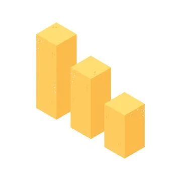 Statistics bar chart Stock Illustration