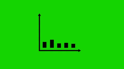 Statistics bars columns growth, arrow up. Finance Infographic animation Stock Footage 244845565