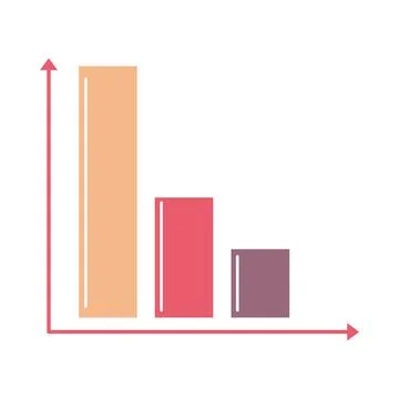 Statistics chart report Stock Illustration