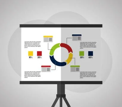 Statistics data analysis business イラスト素材
