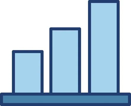 Statistics Data Bar Chart Stock Illustration