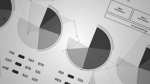 Statistics, financial market data, analysis and reports. Stock Footage 127866920