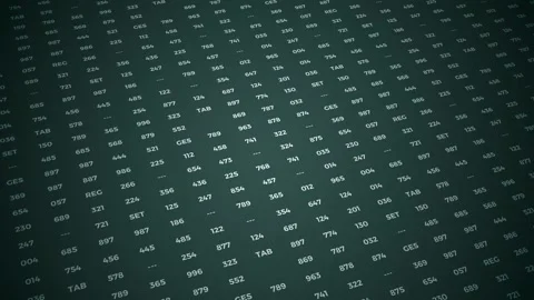 Statistics, financial market data, analysis and reports, numbers and graphs Stock Footage 321413615