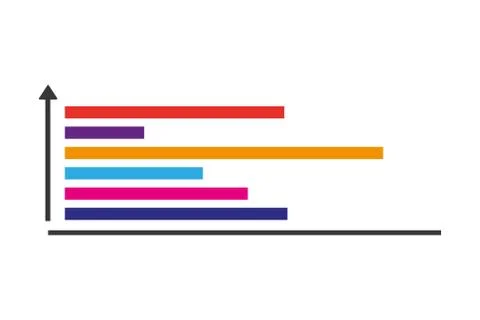 Statistics graphics cartoon Illustrazione stock