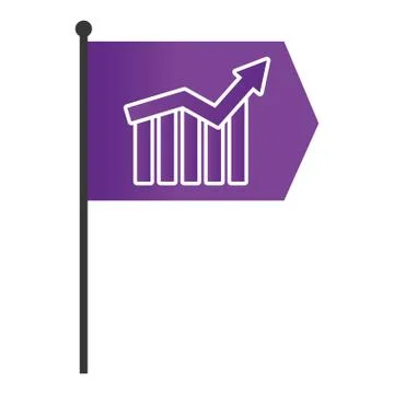Statistics graphics cartoon Illustrazione stock