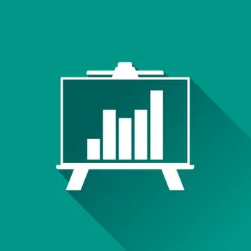 Statistics icon concept Stock Illustration