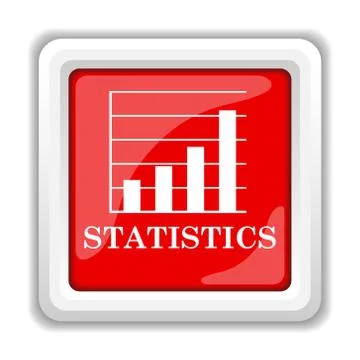 Statistics icon. internet button on white background.. Stock Illustration