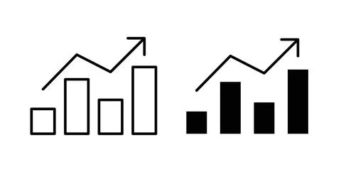 Statistics icon vector art Illustrations 库存插图