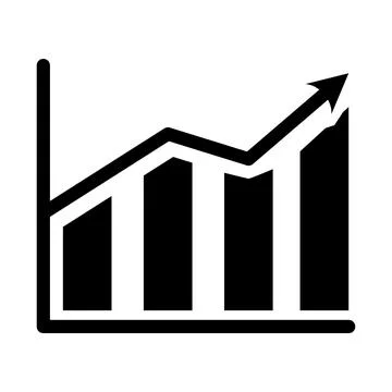 Statistics icon vector template illustration design Stockillustratie