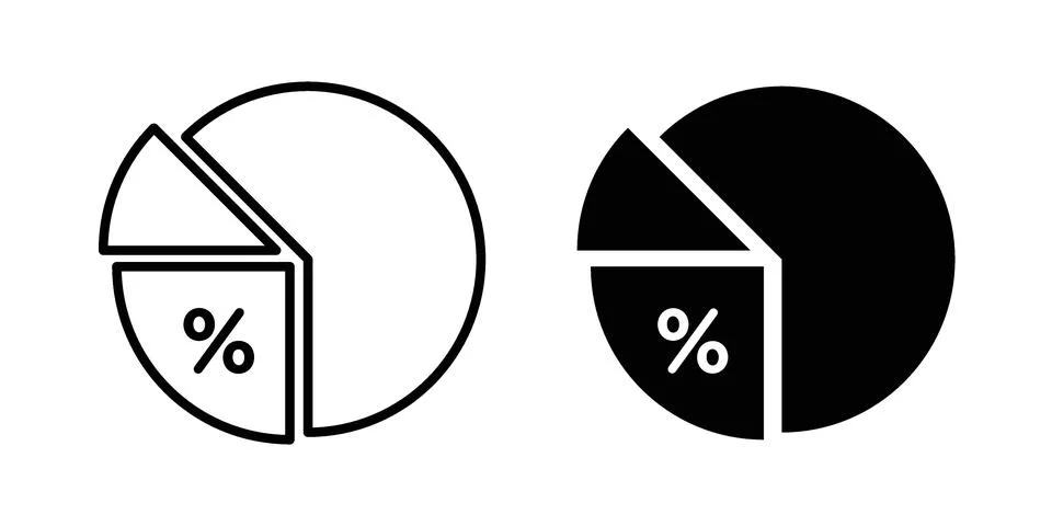 Statistics icon for web projects Stock Illustration