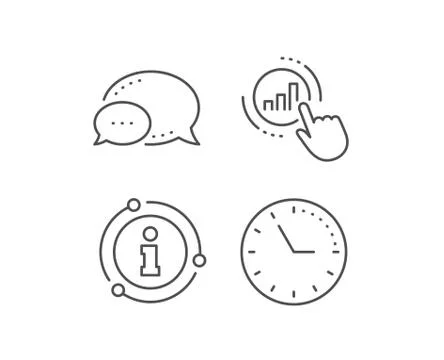 Statistics line icon. Column graph chart sign. Vector Illustrazione stock